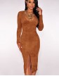 Rochie Midi cu Crapatura LC60673M